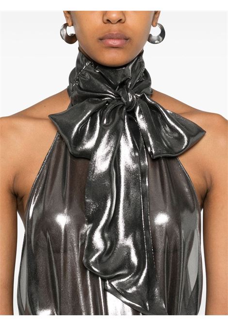 Silver metallic-finish Loulou bodysuit The new arrivals - women THE NEW ARRIVALS ILKYAZ OZEL | NA00600290361SLVR